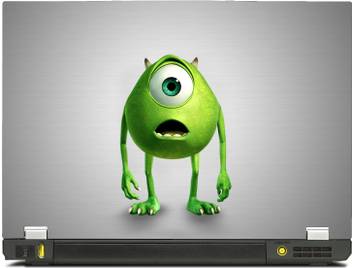 Skinshack Monsters Inc Green Monster Mike Wizaowski Animated 17 Inch Vinyl Laptop Decal 17 Price In India Buy Skinshack Monsters Inc Green Monster Mike Wizaowski Animated 17 Inch Vinyl
