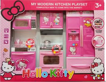 Debina Store Hello Kitty Modern Kitchen Play Set Hello Kitty