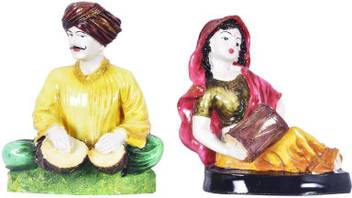Navrang Multicolour Pair Of Punjabi Handicrafts Showpiece Punjab