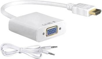 Lipiworld Tv Out Cable Hdmi To Vga Connector With Audio Cable