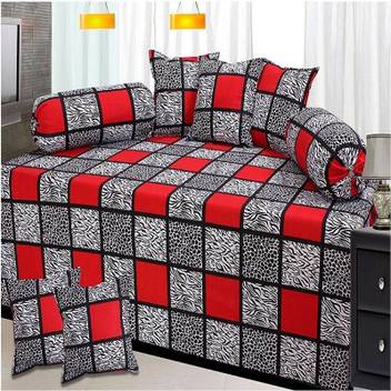 Rpx Cotton Solid Diwan Set Rpx Cotton Solid Diwan Set