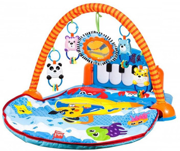 baba mama play piano gym