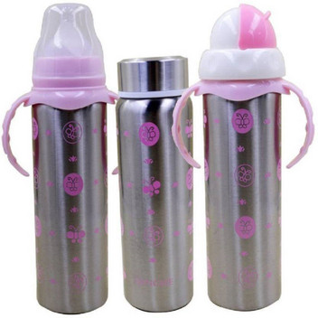 baby milk feeding steel bottle