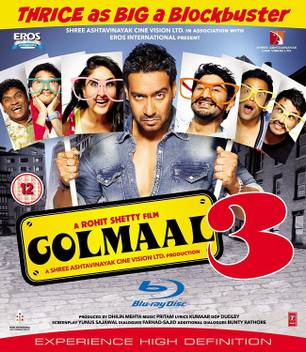Golmaal 3 Blu Ray Price In India Buy Golmaal 3 Blu Ray Online At Flipkart Com