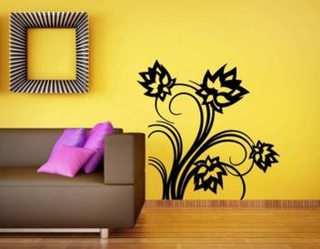 Madhuban Decor 30 Cm Decorative Floral Wall Stickers Price In India Buy Madhuban Decor 30 Cm Decorative Floral Wall Stickers Online At Flipkart Com