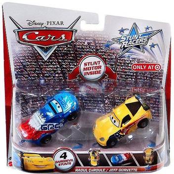 Disney Pixar Cars Stunt Racers Exclusive Raoul Caroule Jeff Gorvette Pixar Cars Stunt Racers Exclusive Raoul Caroule Jeff Gorvette Buy Disney Toys In India Shop For Disney Products Disney/pixar cars 2 movie collection 1:55 scale car from mattel. flipkart