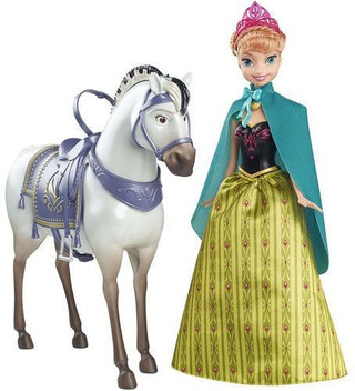 frozen doll and horse