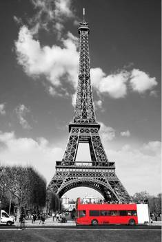 Eiffel Tower S Black White Poster Photographic Paper Places