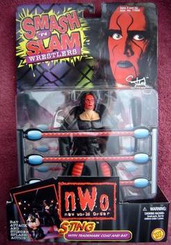 Wrestling Sting Smash N Slam Figure Nwo Wwe Wwf Wcw Sting Smash