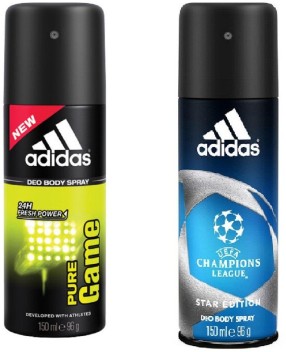 adidas deo body spray champions league