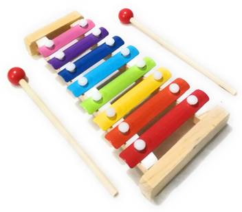 Crafts India Wooden Xylophone For Kids Musical Toy With 8 Notes Multi Color Wooden Xylophone For Kids Musical Toy With 8 Notes Multi Color Shop For Crafts India Products In India Flipkart Com