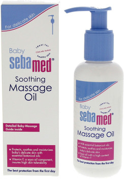 sebamed soothing baby massage oil