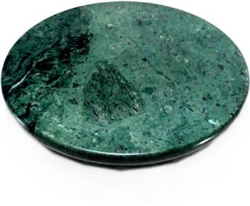 Halo Nation Green Marble Chakla 11 Diameter Ring Base Rolling Pin Board Roti Maker From Banks Of Holy River Narmada Board Price In India Buy Halo Nation Green