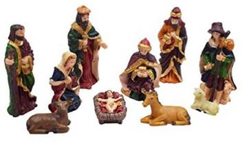 Rianz Special Christmas Crib Set Three Kings Gifts Real Life