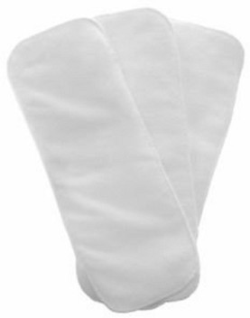 white cloth diapers