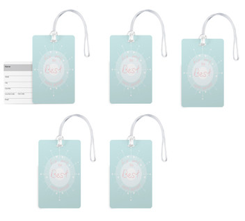 designer luggage tag