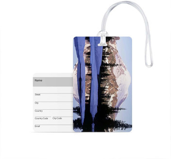 designer luggage tag