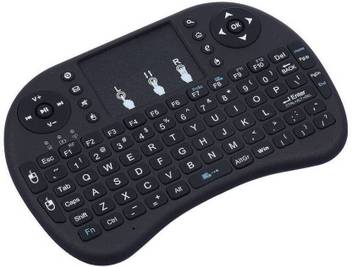 Growth 2 4g Mini Wireless Keyboard I8 With Lithium Battery Handheld For Pc Android Tv Media Wireless Multi Device Keyboard Black Nbgd2384 Wireless Multi Device Keyboard Growth Flipkart Com
