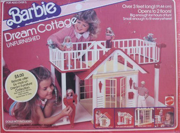 vintage barbie doll house