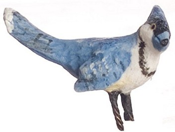 *SALE* Dollhouse Miniature 1:12 Scale Blue Jay by Falcon Miniatures