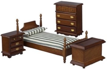 dollhouse twin bedroom set