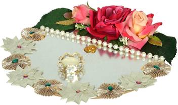 Jubilant Lifestyle Handmade Mdf Platter Rakhi Platter