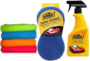 Auto Pearl 1 Pcs Cloth Set Of 4pcs 1 Pcs Sponge And Spray Wax 473 Ml Combo Price In India Buy Auto Pearl 1 Pcs Cloth Set Of 4pcs