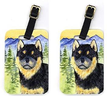 Caroline S Treasures Ss8274bt Shiba Inu Luggage Tags Luggage