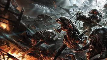 Akhuratha Wall Poster Xenomorph Predator Movie Alien Vs Predator