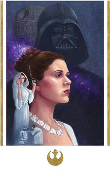 Akhuratha Wall Poster Star Wars Join The Alliance Princess Leia