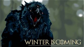 Ashd Wall Poster Game Of Thrones Winter Is Coming Crow Three Eyed