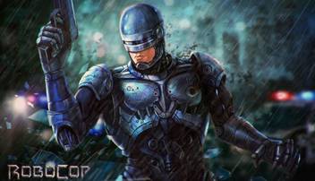 Ashd Wall Poster Robocop Artwork Paper Print Movies Posters
