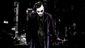Akhuratha Wall Poster Digital Art Batman Begins Joker Knife