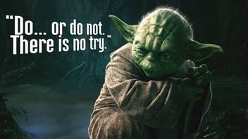 Akhuratha Quotes Yoda Wall Poster Paper Print Quotes