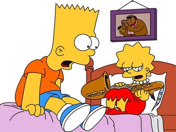 Tv Show The Simpsons Bart Simpson Lisa Simpson Hd Wall Poster