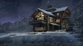 Wall Poster Tvshow Archer Cabin Snow Paper Print Tv Series