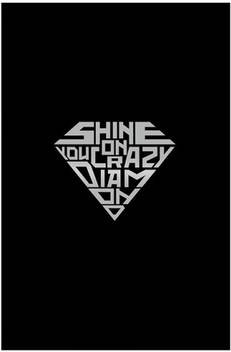 Ananyadesigns Wall Poster Final Files Shine On You Crazy Diamond Rwwvxumyh Paper Print Quotes Motivation Posters In India Buy Art Film Design Movie Music Nature And Educational Paintings Wallpapers At Flipkart Com