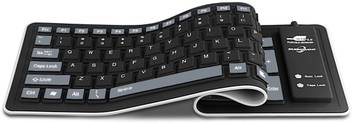 Vibex Roll Up Wireless Keyboard Spillproof Silicone Portable Folding Keyboard Silent Typing Soft Touch Keys Bluetooth Wireless Multi Device Keyboard Vibex Flipkart Com