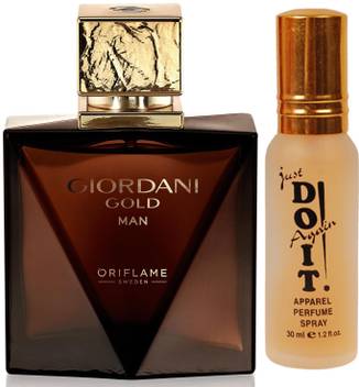 Oriflame Sweden Giordani Gold Man Eau De Toilette 75ml 32155 With Just Do It Perfume 30ml Price In India Buy Oriflame Sweden Giordani Gold Man Eau De Toilette 75ml 32155 With