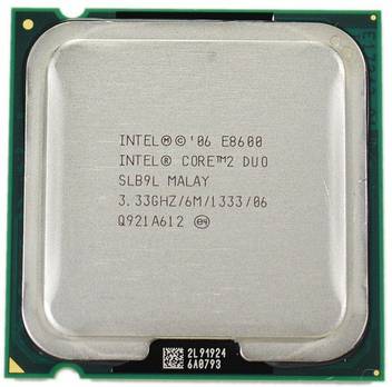 Intel Core 2 Duo E8600 3 33 Ghz Lga 775 Socket 2 Cores 2 Threads 6 Mb L2 Cache Desktop Processor Intel Flipkart Com