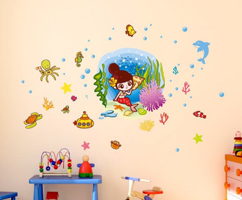 barbie wall stickers online