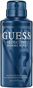 Guess Seductive Homme Blue Deodorant Body Spray Deodorant Spray For Men Price In India Buy Guess Seductive Homme Blue Deodorant Body Spray Deodorant Spray For Men Online In India