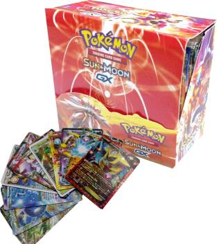 Ancientkart Pokemon Sun Moon Booster Box With Shinning Ex Gx Cards