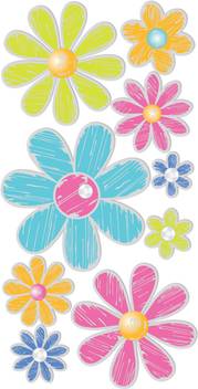 Sandylion Essentials USA Dimensional Stickers