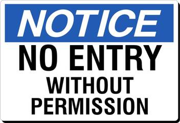 Notice No Entry Without Permission Poster Print On 13x19 Inches 3d Poster Quotes Motivation Posters In India Buy Art Film Design Movie Music Nature And Educational Paintings Wallpapers At Flipkart Com