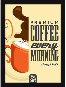 Ath For Kitchen And Cafe Quotes For Room Walls And Table Decor Coffee Every Morning Wall Poster 13 19 Inches Matte Finish Paper Print Quotes Motivation Posters In India