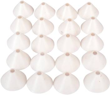 GOELX Plastic Jhumka Base Xtra Small Size in Dome Shape for Jewellery Making /& Thread Wrapped Jewellery