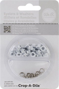 We R Memory Keepers Eyelet /& Washer-Black 70 Pieces