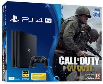 Buy Sony Ps4 Pro One Tb With Cod Ww2 Black Online