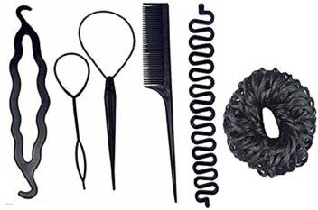 Majik Hair Accessory Combo Of Juda Bands Comb Braid Tools